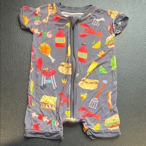 Little Sleepies Grill n Chill 3-6m Shorty